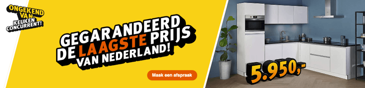 Ongekend van keukenconcurrent