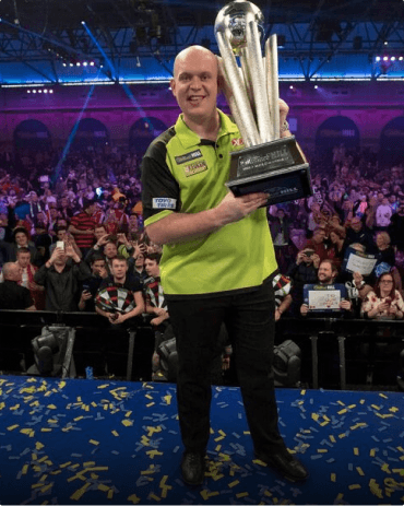 Trotse sponsor van Michael van Gerwen