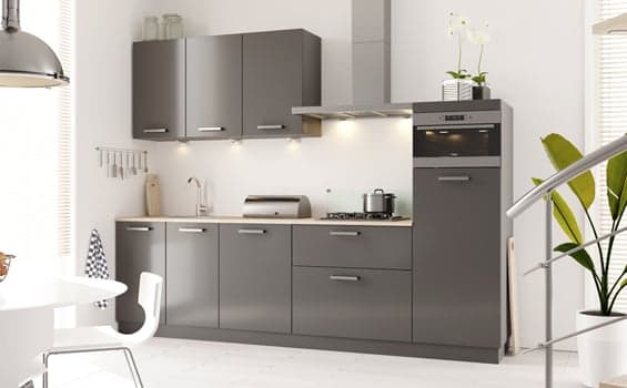 Antraciet moderne keuken