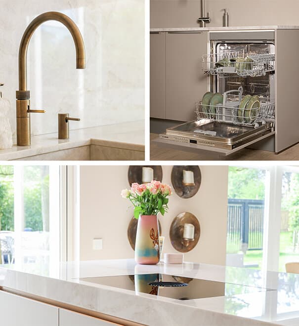 Onderhoudsgemak beige keukens