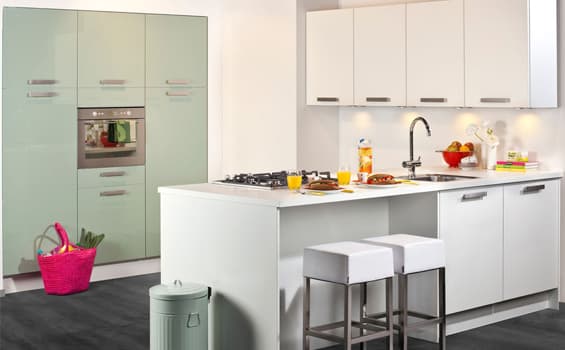 Grijs groene keukens