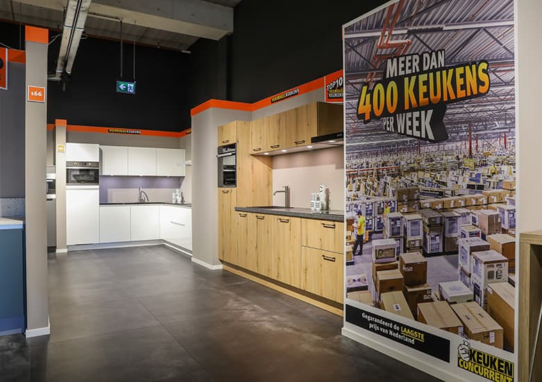 Meer dan 400 keukens per week