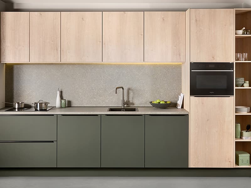 Wat doet de kleur groen in de keuken?