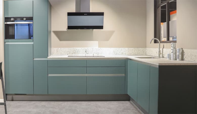 Een matte keukendeur geeft je keuken een strakke uitstraling