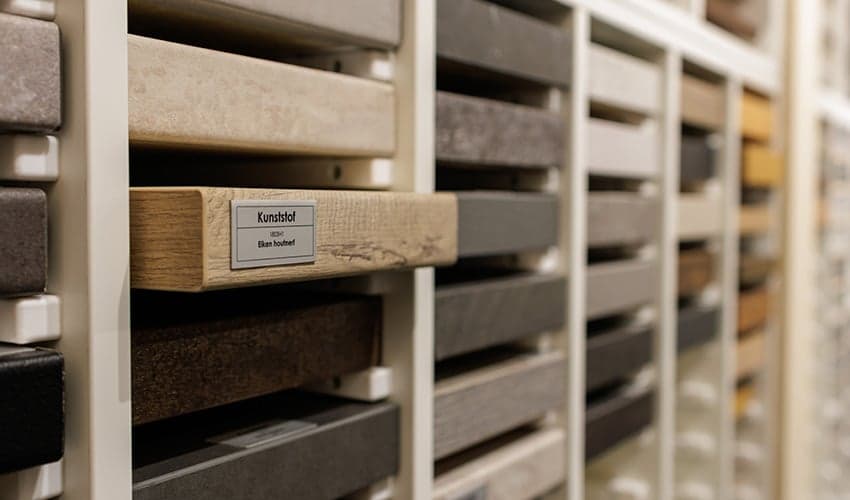 In onze inspiratieruimte kun je eindeloos combineren.