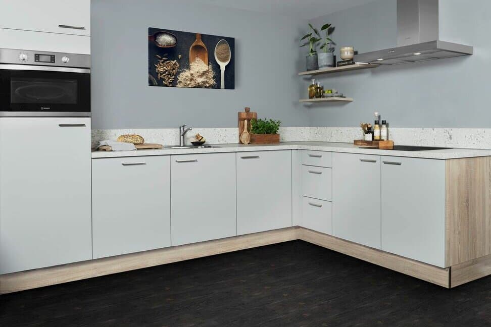 Landelijke hoekkeuken