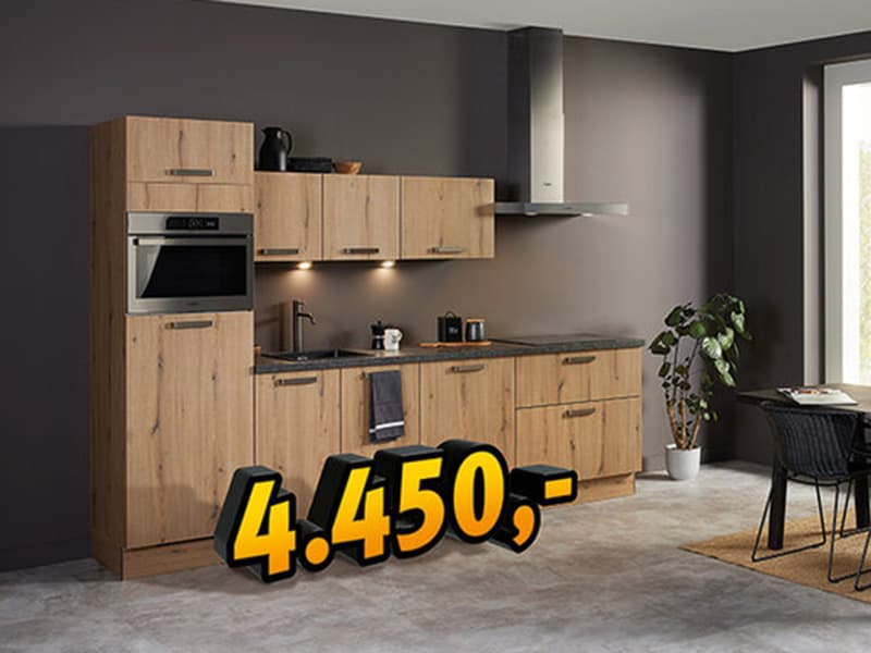 Compacte-houten-keuken-KeukenConcurrent-prijs