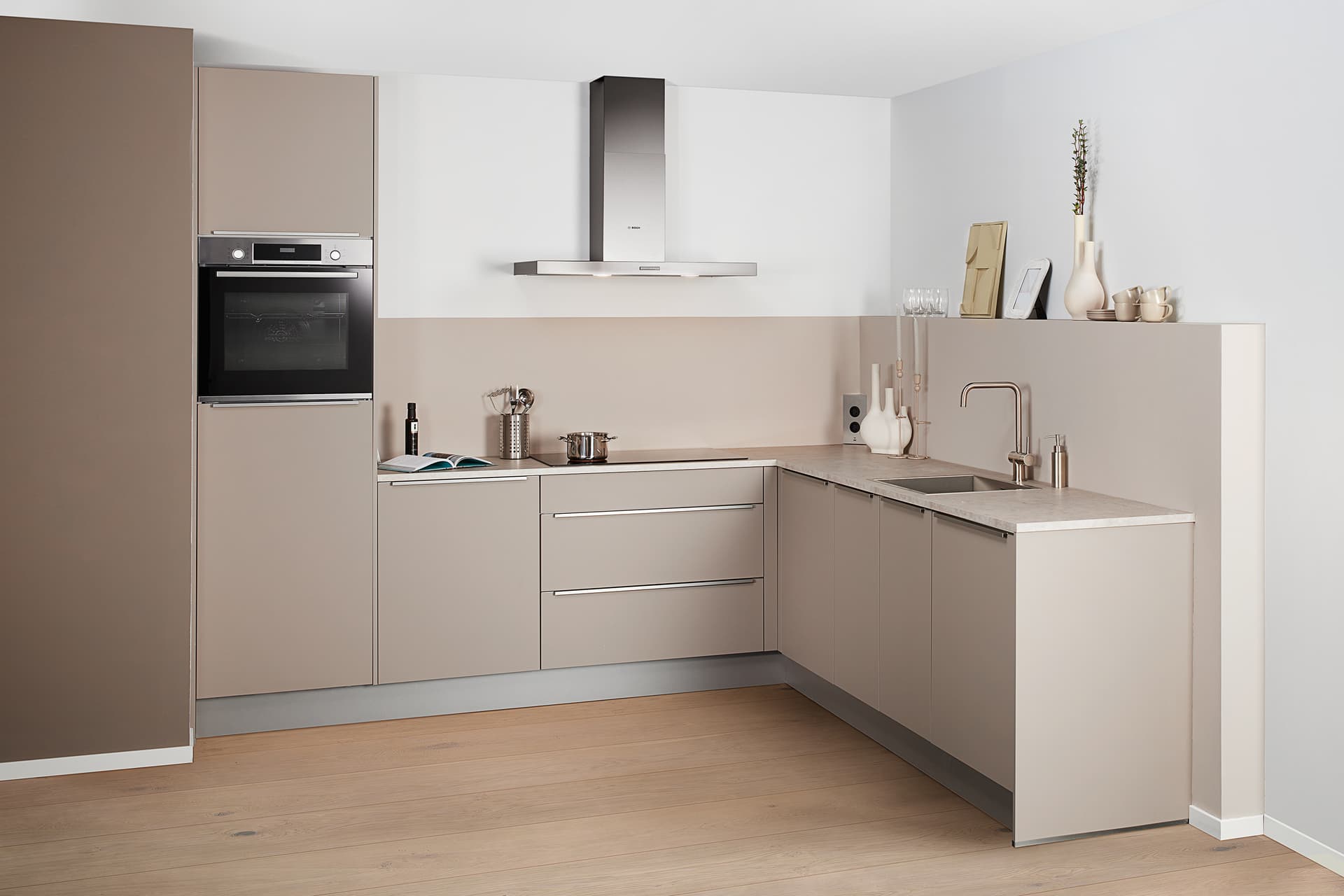 Beige keuken