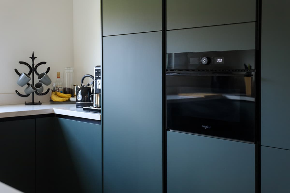 Groene eilandkeuken
