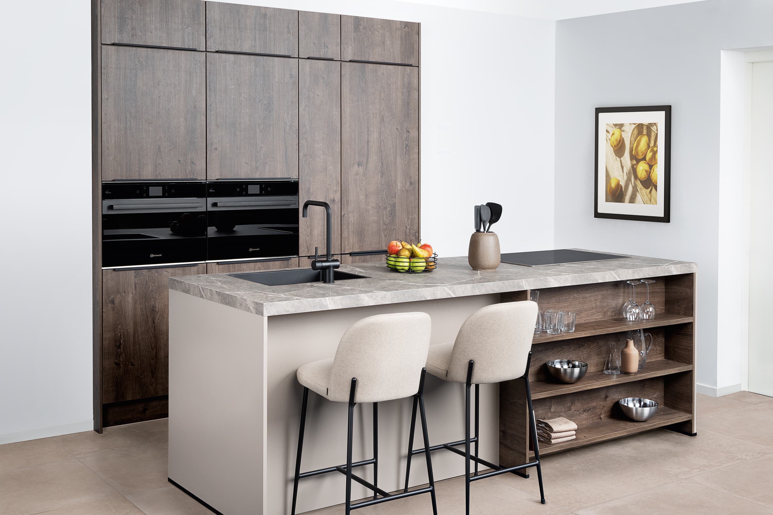 Keuken met bar