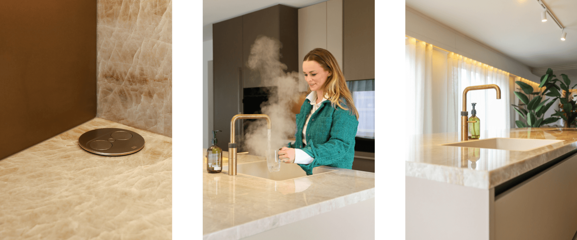 Details moderne leefkeuken