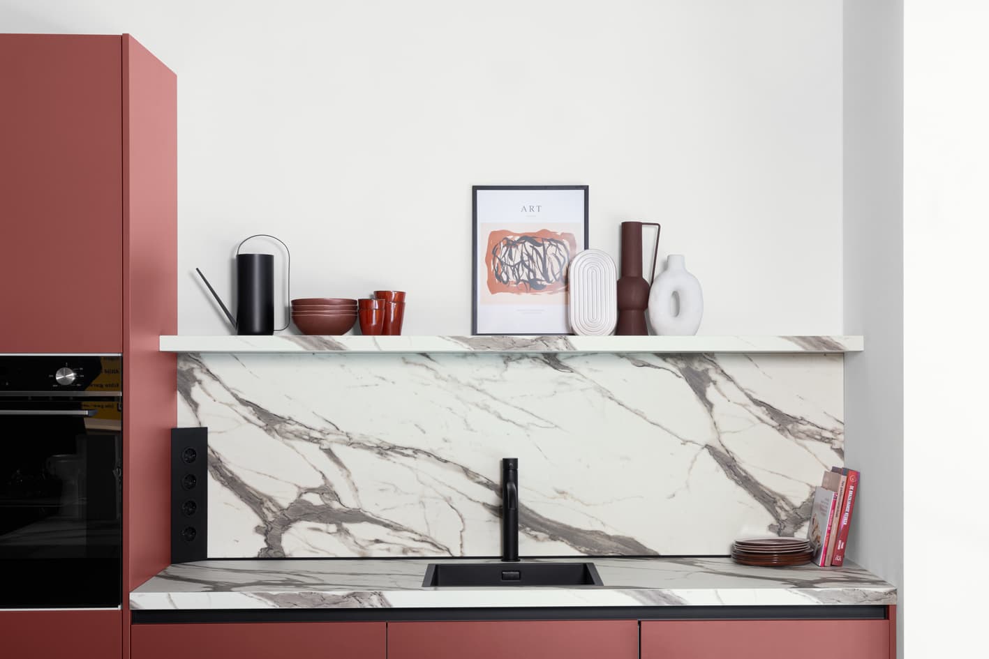 Wandplank in keuken