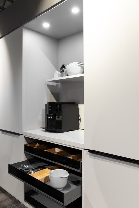 Koffienis in keuken