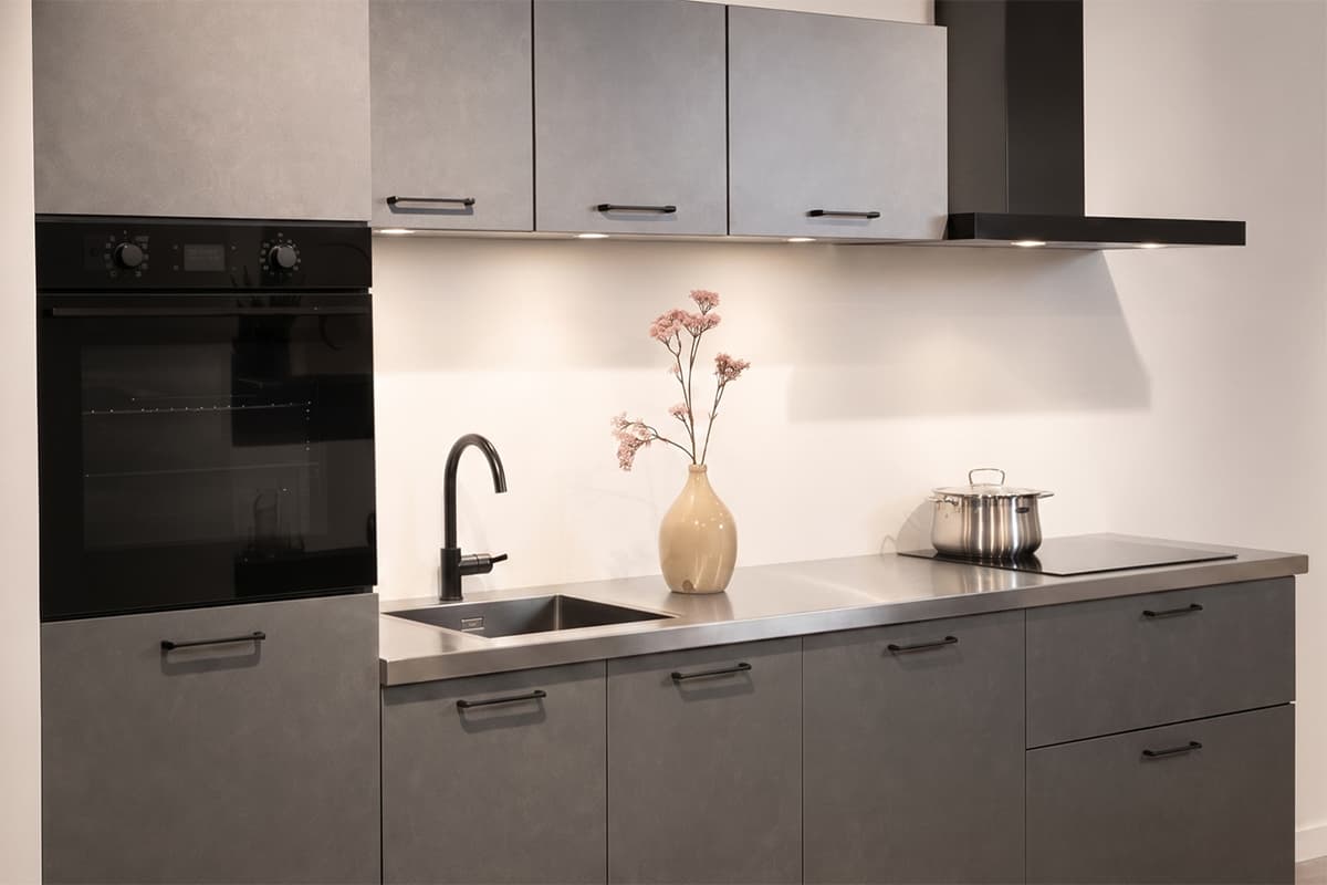 RVS keukenbladen in keuken